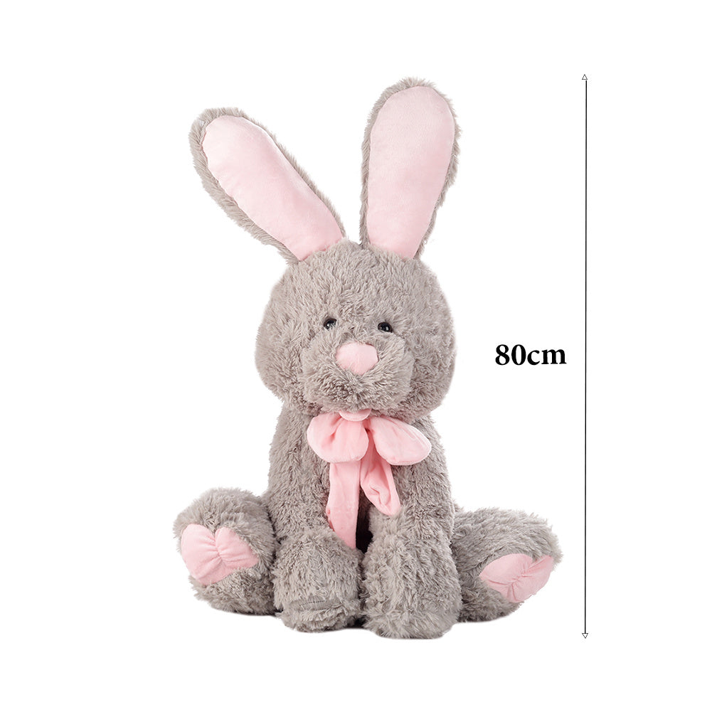 80cm H  Long Eared Big Rabbit Plush Pillow Cloth Doll