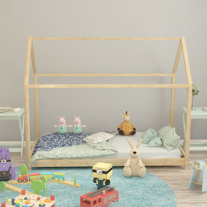 167cm W x 85cm D Kid’s Simple Pine Bed