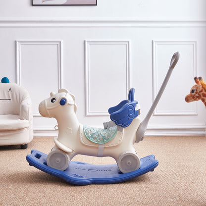 70cm H 2-in-1 Rocking Horse Kids， Plastic