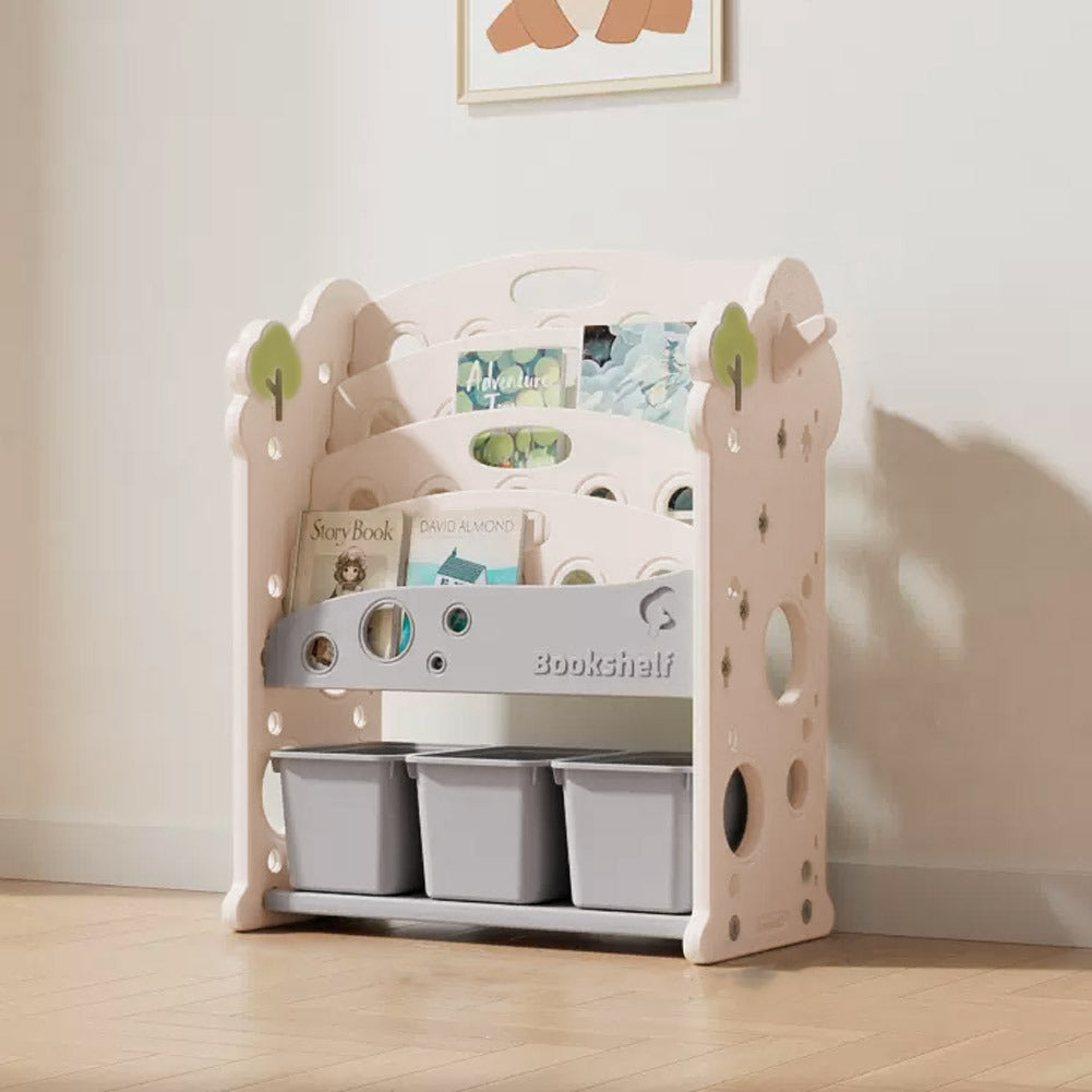 75cm W  x 93.5cm H Toy Storage Organizer ,with Bins and Bookshelves