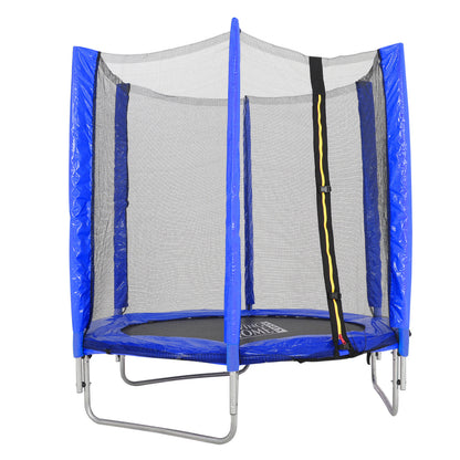 160 cm H x  5 FT Dia Outdoor Trampoline with Safety Enclosure for Kids Entertainment