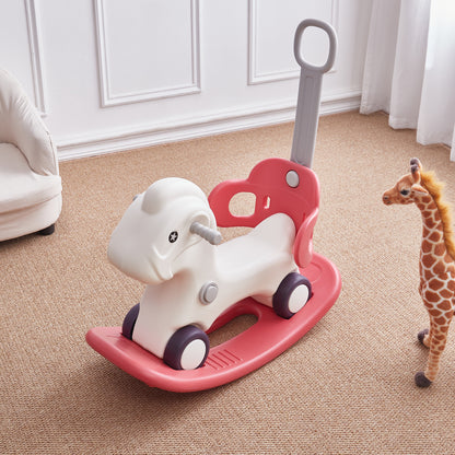 70cm H 2-in-1 Rocking Horse Kids, Plastic