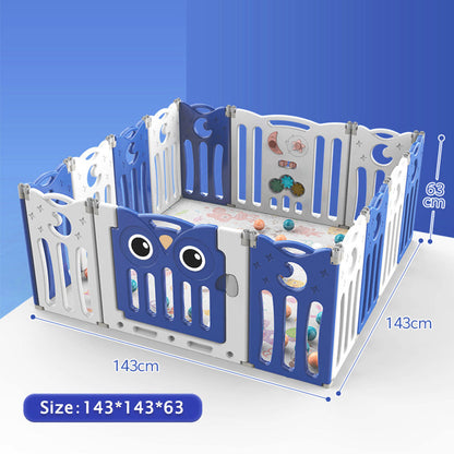 143cm W Foldable Baby Kid Playpen with 14 Panel