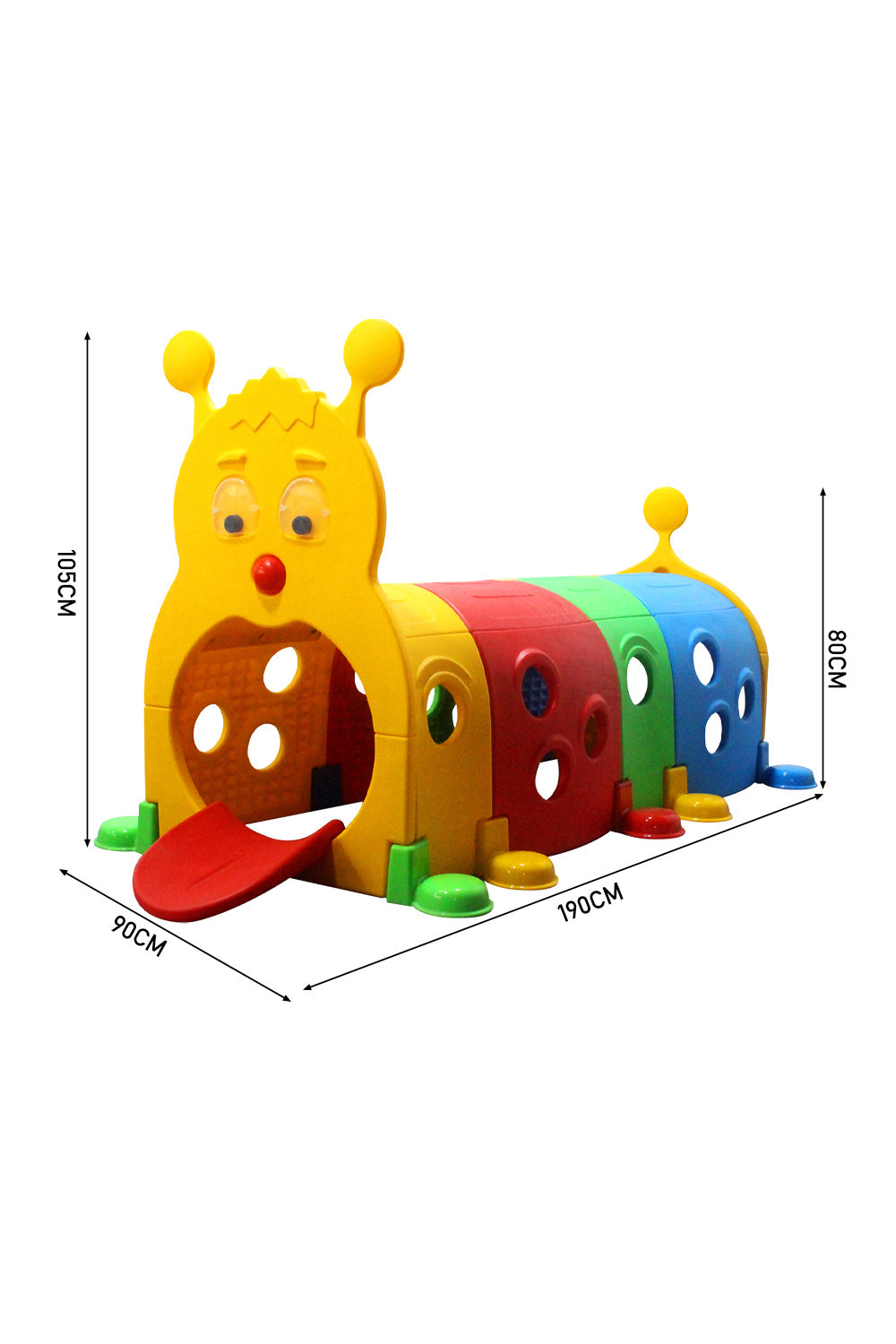 105cm H Caterpillar Crawl and Climb Tunnel ,for Kids