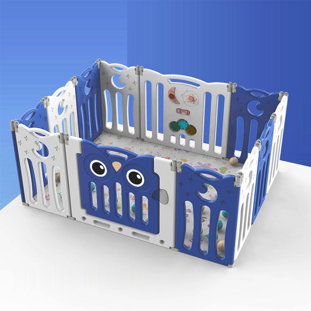 143cm W Foldable Baby Kid Playpen with 12 Panel