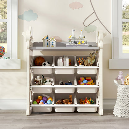 76cm W Toy Storage Cabinet,with 9 Bins