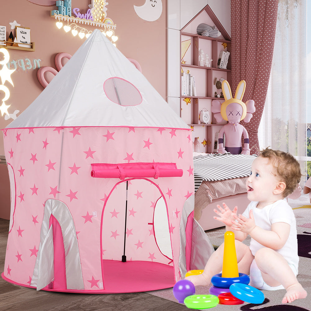 3-in-1 Toddlers Pop Up Play Tent Set Tunnel Playhouse