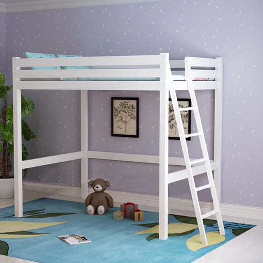 198cm W x 98cm D Modern High Bed, with Semi-inclined ladder