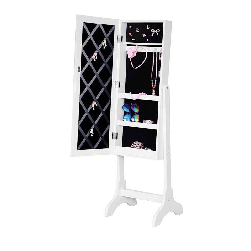 117 H x 36 W White Children's Jewellery Cabinet, with Message Boards