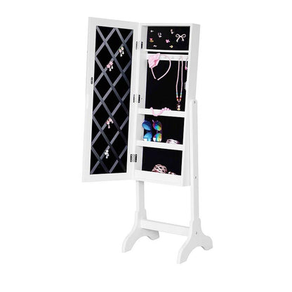 117 H x 36 W White Children's Jewellery Cabinet, with Message Boards