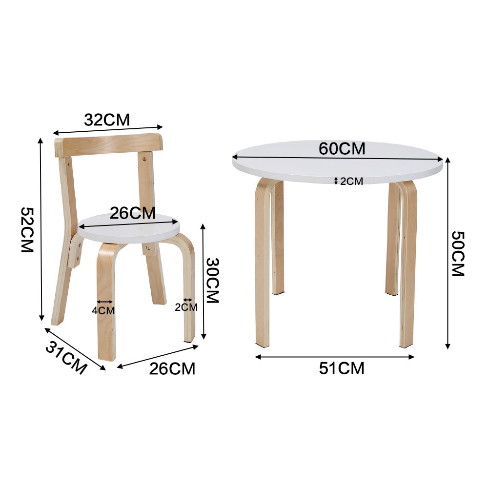 50cm H Toddler Play Table and Chair Set