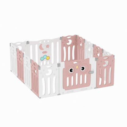 143cm W Foldable Baby Kid Playpen with 14 Panel