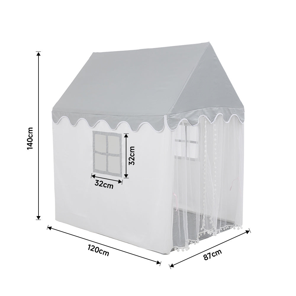 140cm H Kids Cotton House Play Tent ,with Windows