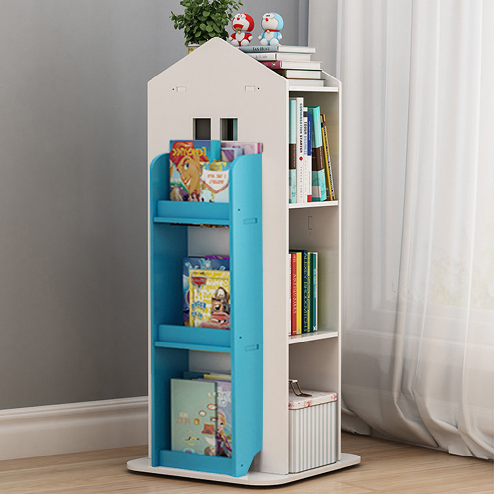 41cm W x 96cm H Kids' House Rotating Bookshelf