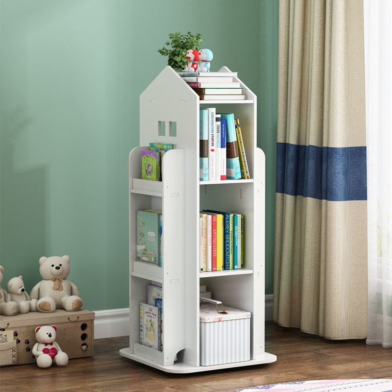 41cm W x 96cm H Kids' House Rotating Bookshelf