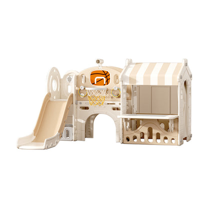 110cm H Toddler Slide Climber Playhouse Combo,  Outdoor Indoor Playground