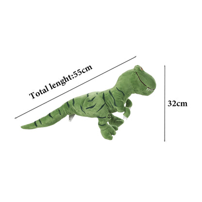 32 cm H x 55 cm L Dinosaur Plush Pillow Cloth Doll