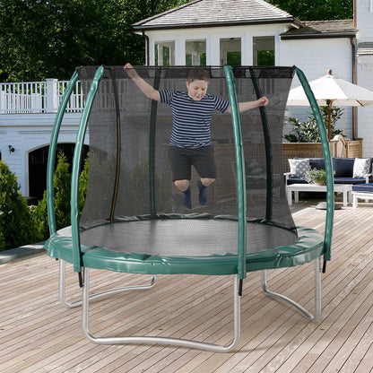 200cm  H x  6FT Outdoor Enclosure Trampoline,  with Ladder