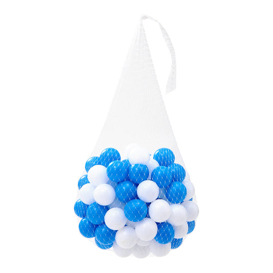 100Pcs Plastic Ball ,with Mesh Bag