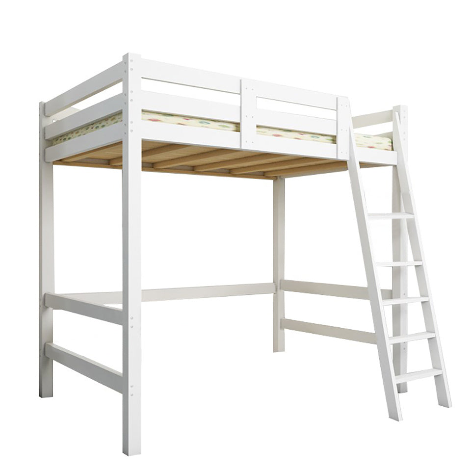 198cm W x 98cm D Modern High Bed, with Ramp Ladder