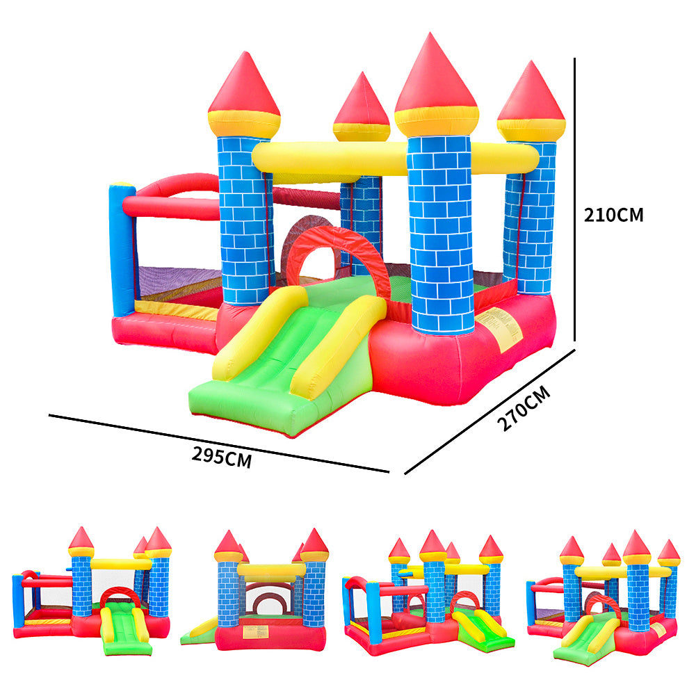 295cm W x 210cm H Toddler Castle Inflatable Bounce House, with Air Blower