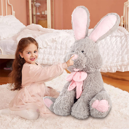 70cm H  Long Eared Big Rabbit Plush Pillow Cloth Doll