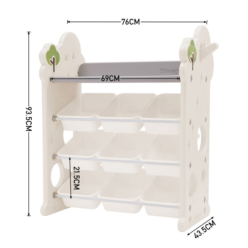 76cm W Toy Storage Cabinet,with 9 Bins