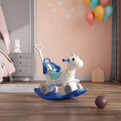 70cm H 2-in-1 Rocking Horse Kids， Plastic