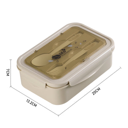 1400ML Lunch Box ,with Spoon and Fork