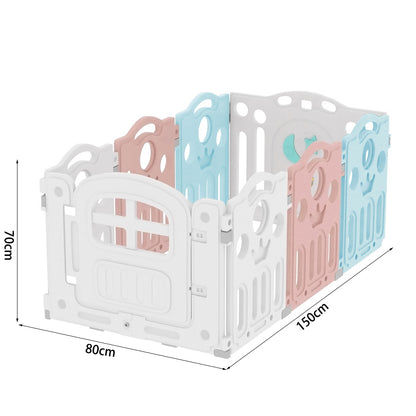 80cm W x 150cm D  Kids Playpen , 8 Panel