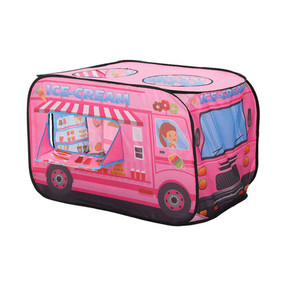 70cm H  Kids  Ice Cream Truck-Themed Play Tent, with 2 Top Openings