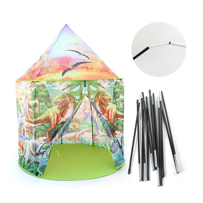 130cmH Portable Dinosaur Tent， Indoor or Outdoor