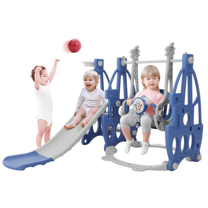 103cm H 3 in 1 Kids Swing and Slide Set