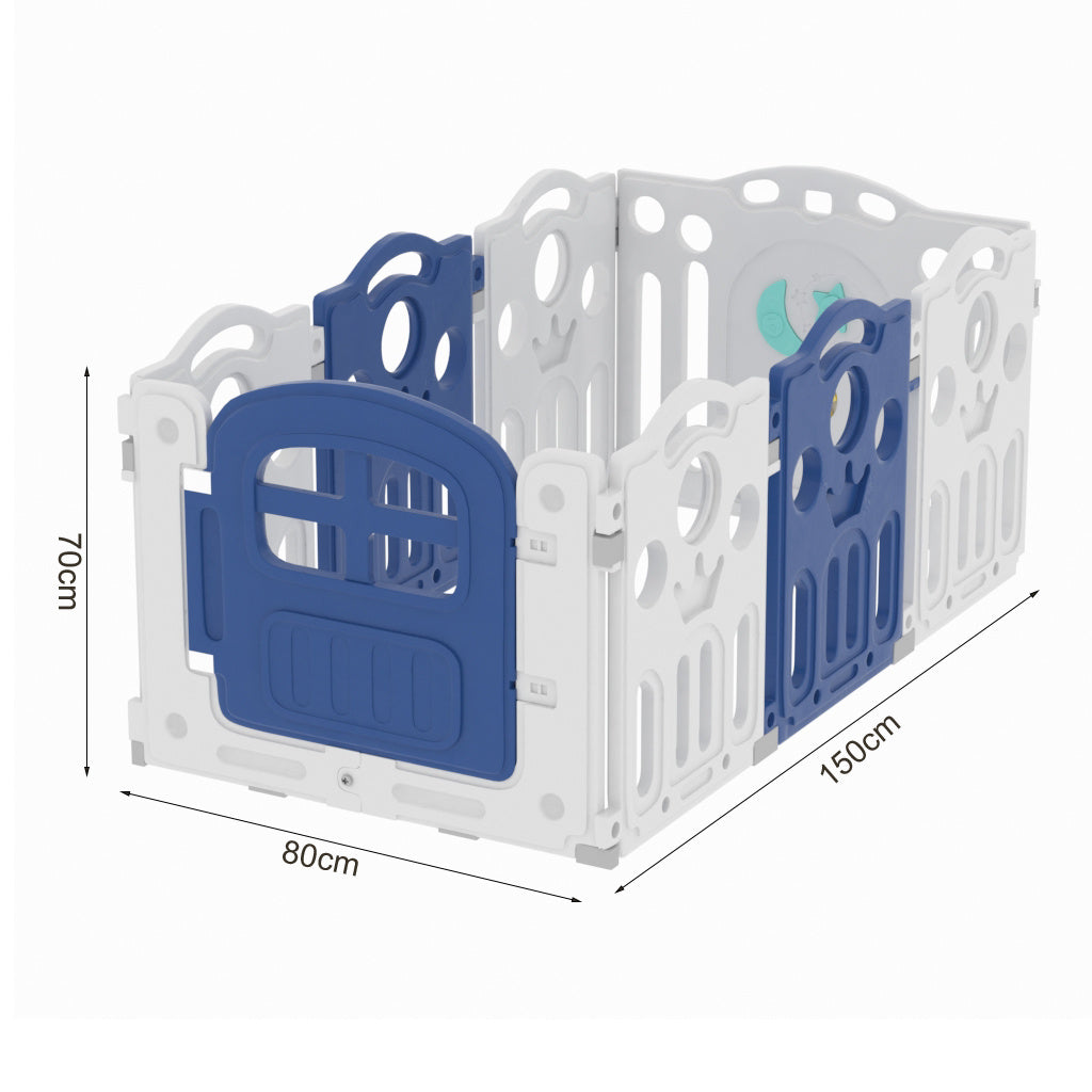 80cm W x 150cm D  Kids Playpen , 8 Panel