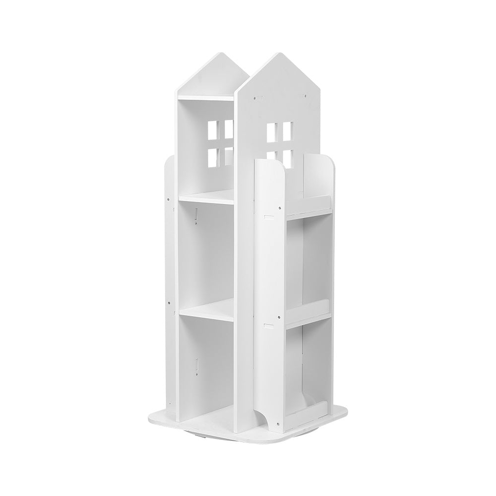 41cm W x 96cm H Kids' House Rotating Bookshelf