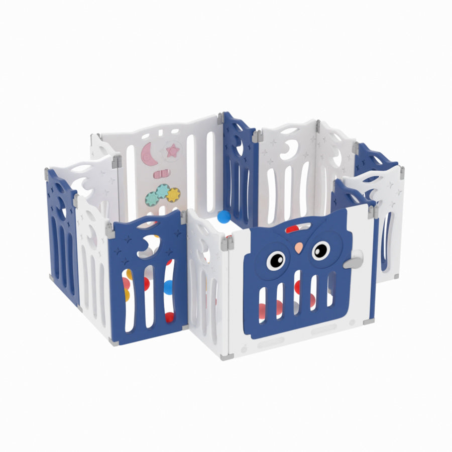 143cm W Foldable Baby Kid Playpen with 14 Panel