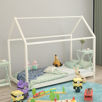 167cm W x 85cm D Kid’s Simple Pine Bed