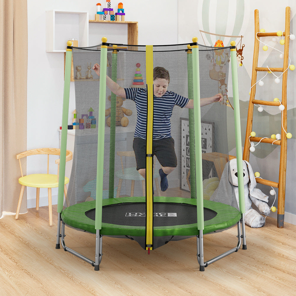 130cm H Outdoor Trampoline with Enclosure Net