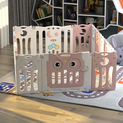 179cm W Foldable Baby Kid Playpen with 16 Panel