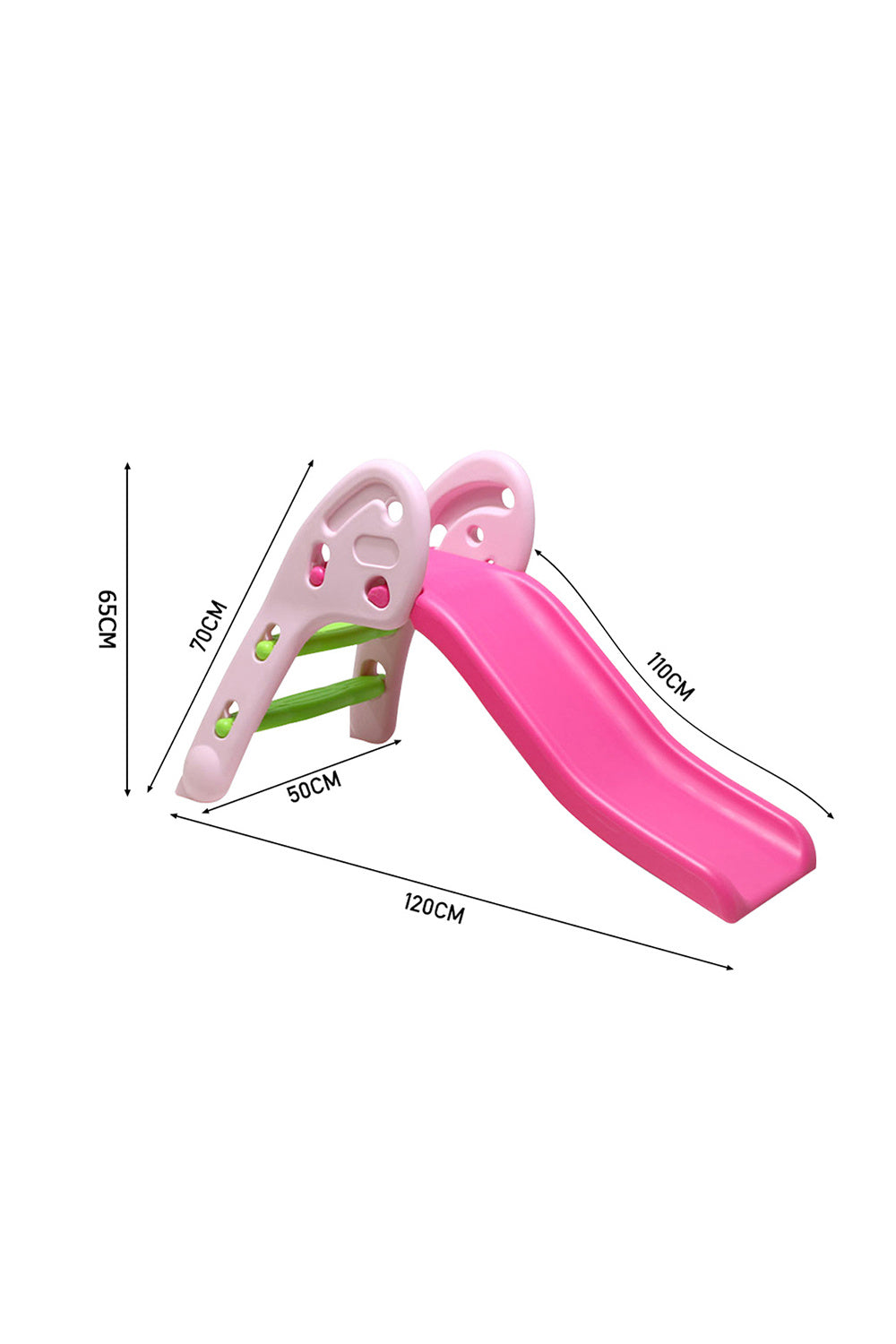 70cm H Portable Folding Junior Play Slide