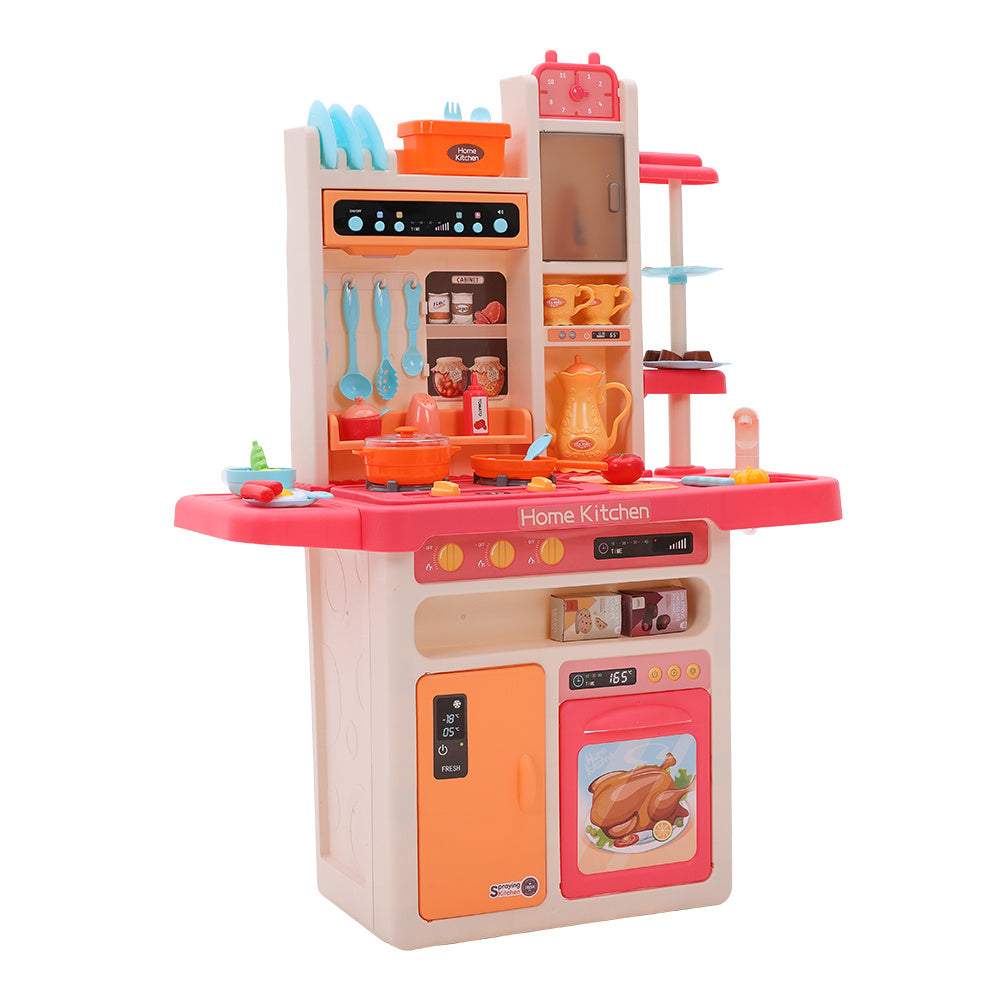 69 PCS Mini Kitchen Playset With Light, Sound and Smoke