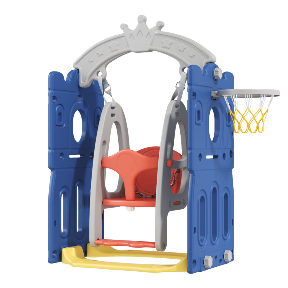 120cm H Toddler Swing with Basketball Hoop，In Door or Out Door