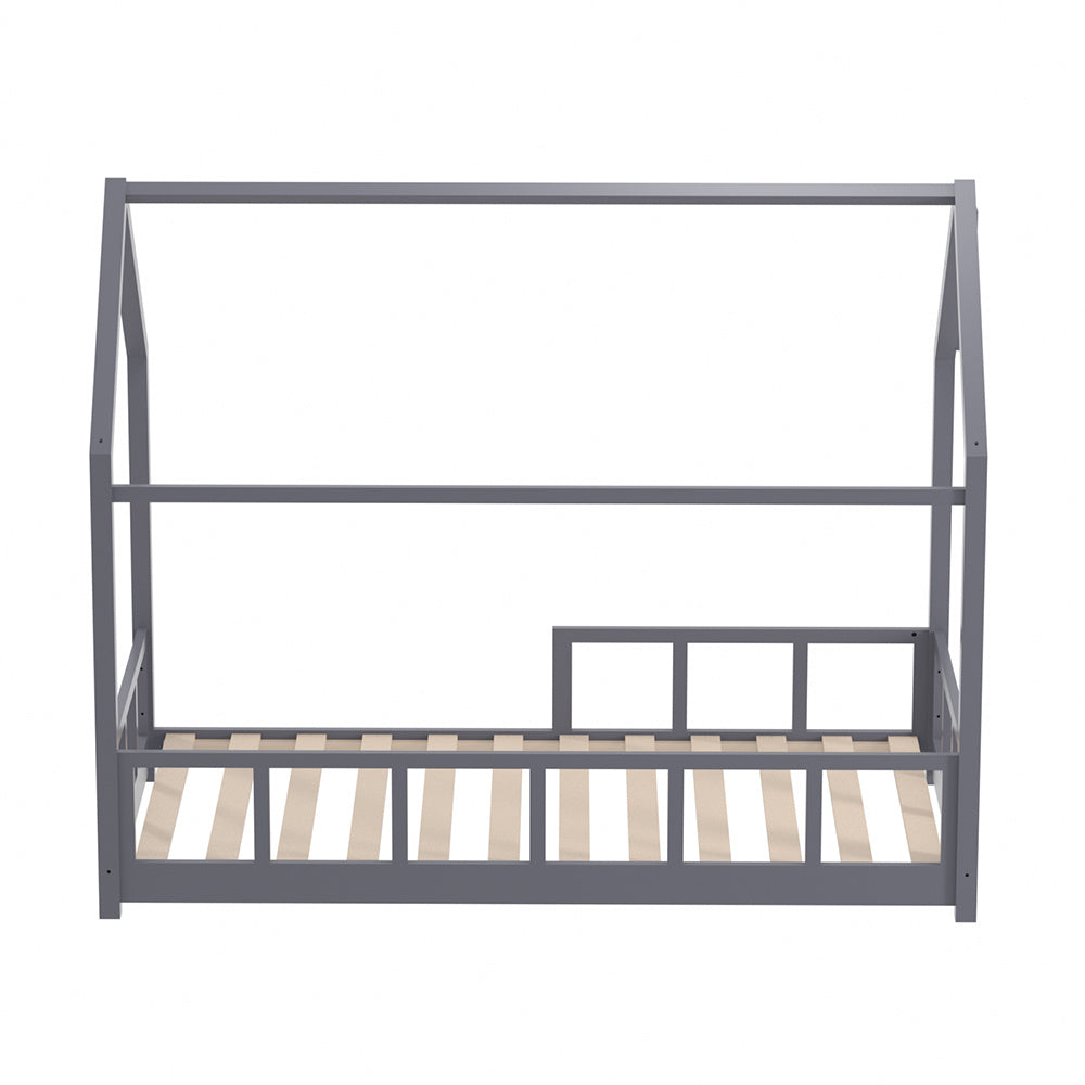 166cm W x 86cm D Kid’s Bed with House Frame Pine Wood