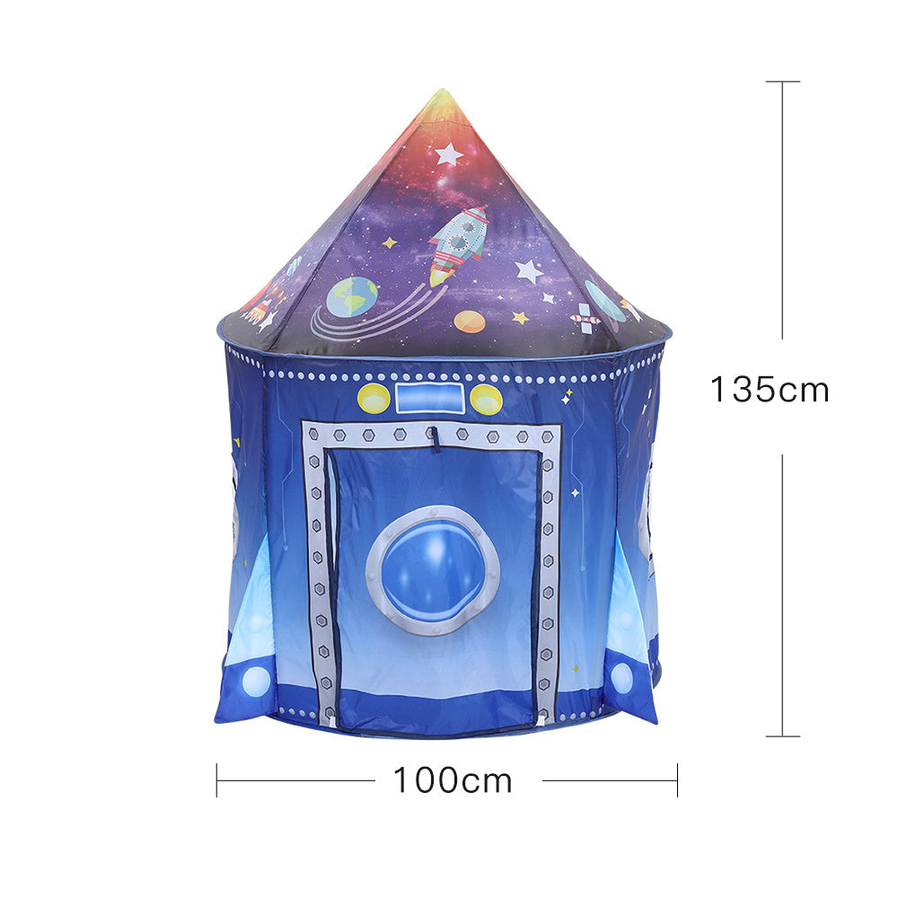 135cm H Spaces Theme Kids Pop-up Play Tent