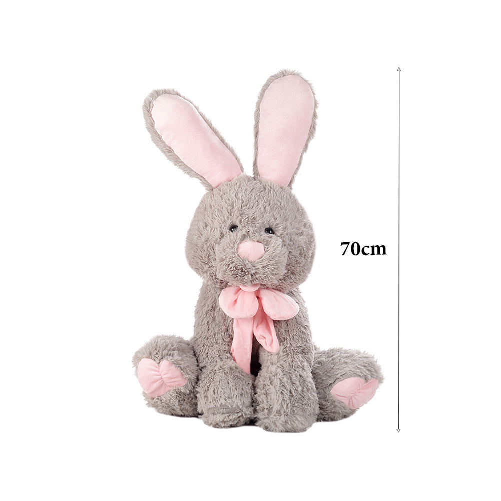 70cm H  Long Eared Big Rabbit Plush Pillow Cloth Doll