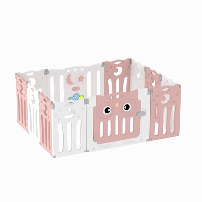 143cm W Foldable Baby Kid Playpen with 12 Panel