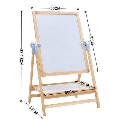 82-118cm H Height Adjustable Double-Sided Art Easel, for Kid