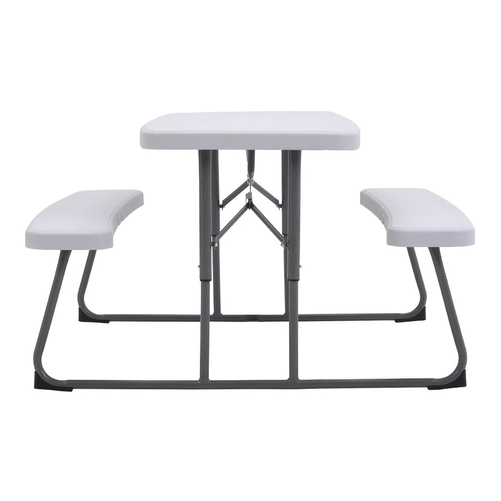 4-Set Foldable Picnic Table and Bench Set, for Kid