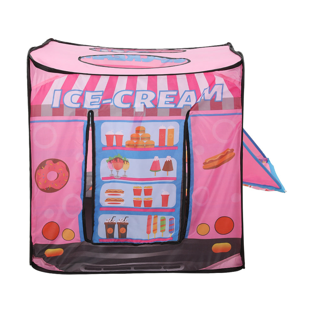 70cm H  Kids  Ice Cream Truck-Themed Play Tent, with 2 Top Openings