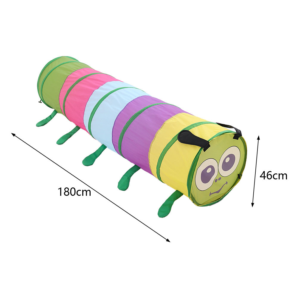 46cm H 6FT Caterpillar Crawl Play Tunnel Kids